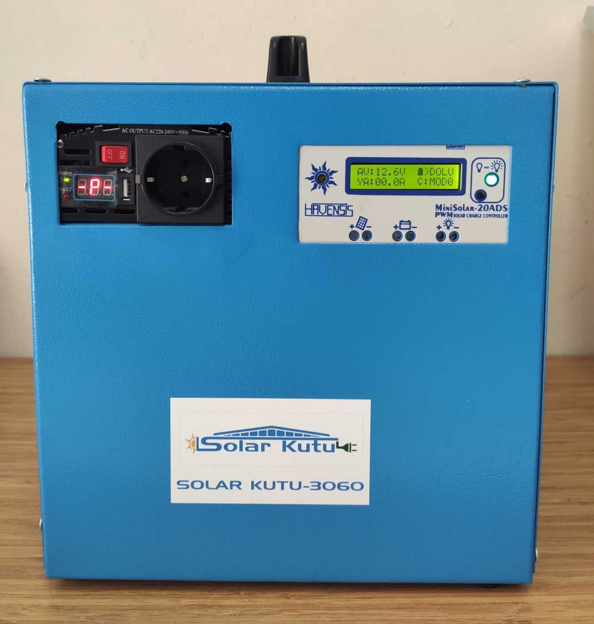 SOLAR KUTU 3060+SOLAR PANEL+AMPUL SET