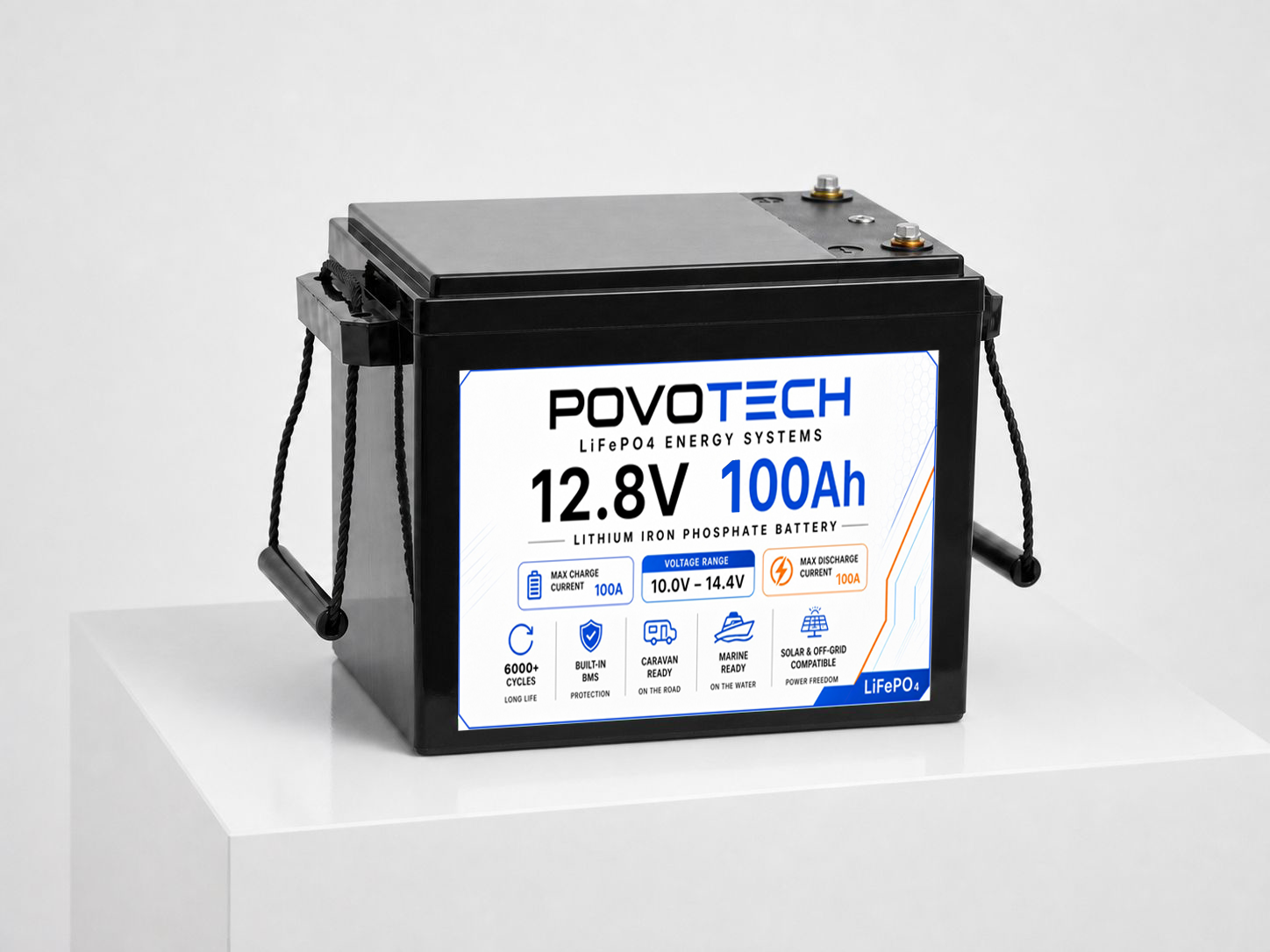 12.8V 100AH POVOTECH LİFEPO4 BATTERY